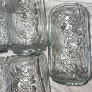 Vintage Coca Cola Glass Cups 6